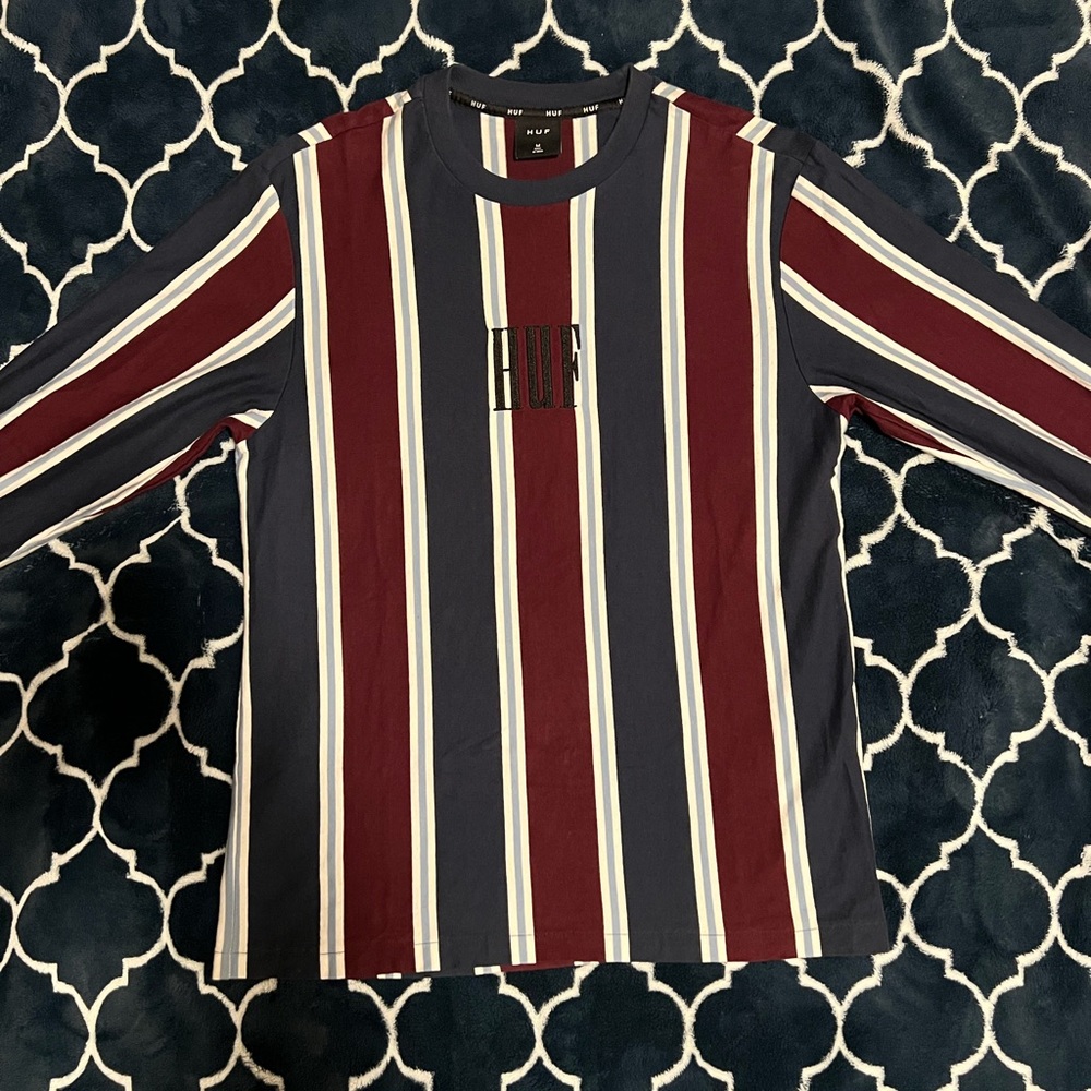 HUF striped long sleeve shirt